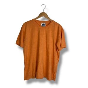 Jungmaven Original Tee Hemp Organic Cotton Short Sleeve Shirt Orange Large Crew